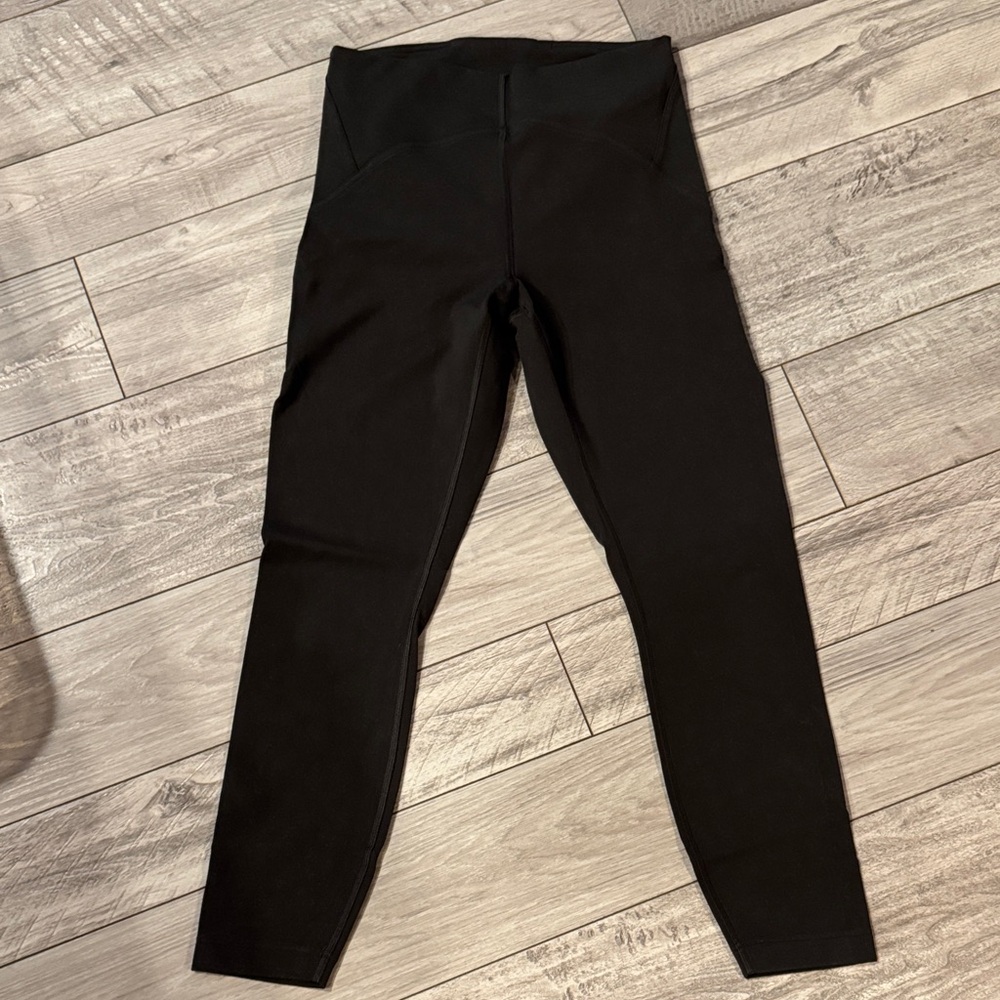 Olive Green Lululemon High-Waisted Leggings